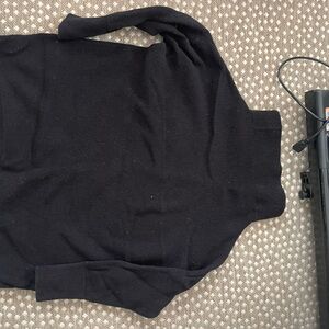 Free People slouchy ottoman Black Turtleneck Sweater medium